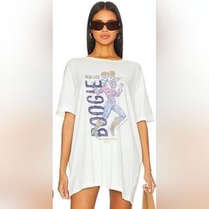 The Laundry Room • Real Life Boogie Oversized T-shirt in White